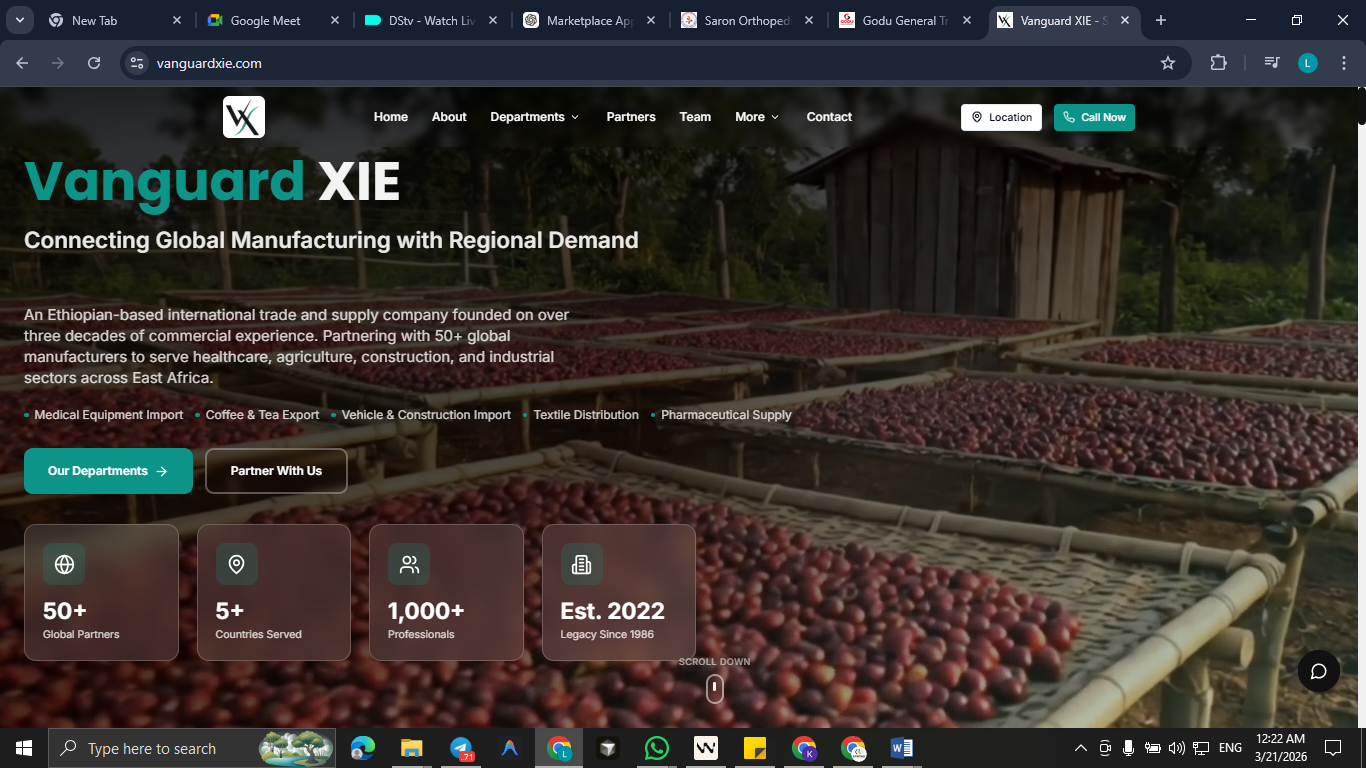 VanguardX Import & Export
